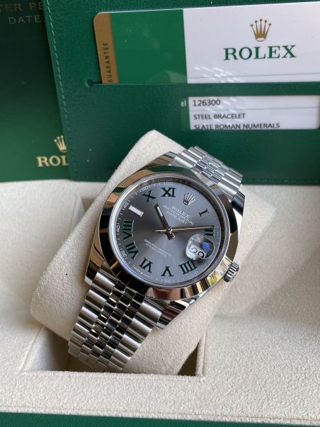 Rolex Datejust 41 mm 126300 Jubilee Wimbledon
