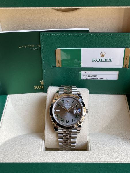 Rolex Datejust 41 mm 126300 Jubilee Wimbledon