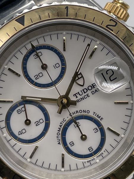 Tudor Prince Date Trizio Dial Steel & Gold 40 mm From 97 Years