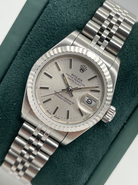 Rolex Lady-Datejust 26mm Silver Dial With Paper