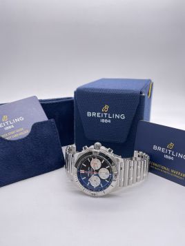 Breitling Chronomat 42mm blue Dial Full Set