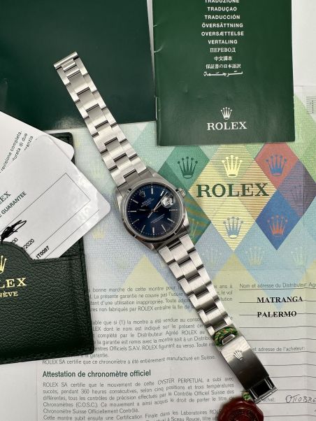 Rolex Date 15200 Blue Dial